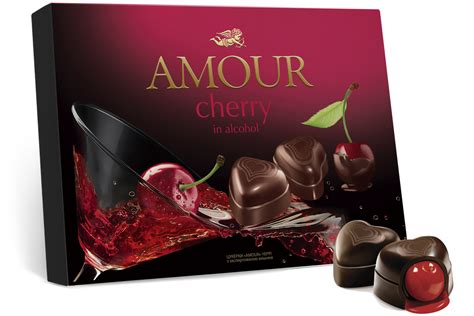 Цукерки "Amour" черрі — «КОНТІ» — Кондитерський бренд