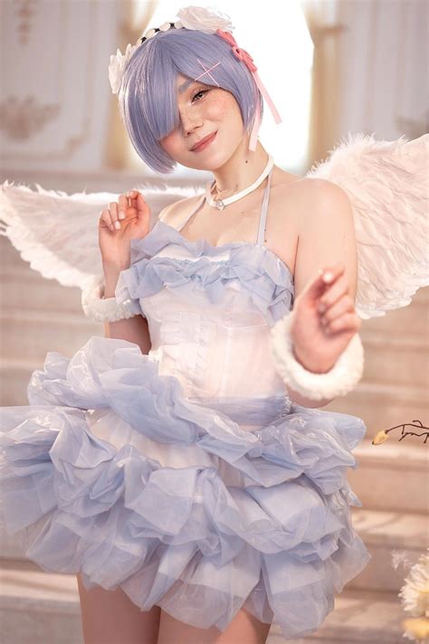 Rem from Re:Zero Angel cosplay by Neyrodesu : r/Cawwsplay