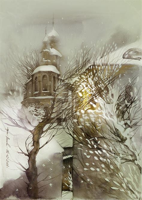 Иллюстрация Конец зимы в стиле классика | Illustrators.ru