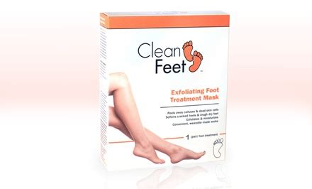 Exfoliating Foot-Treatment Mask | Groupon Goods