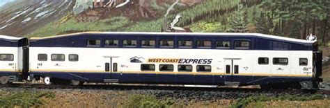 athearn ho scale bombardier bi level commuter passenger cars