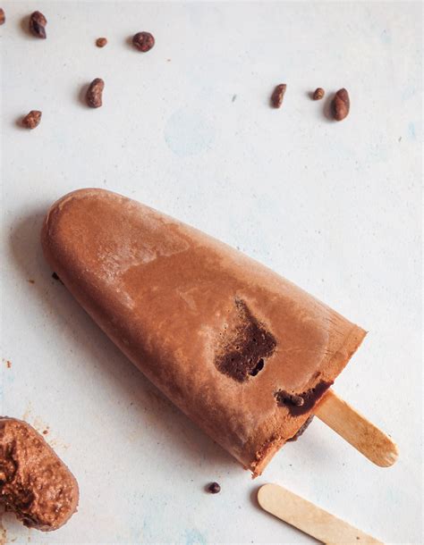 Chocolate coconut ice lollies with a hidden truffle centre — Holly Tree