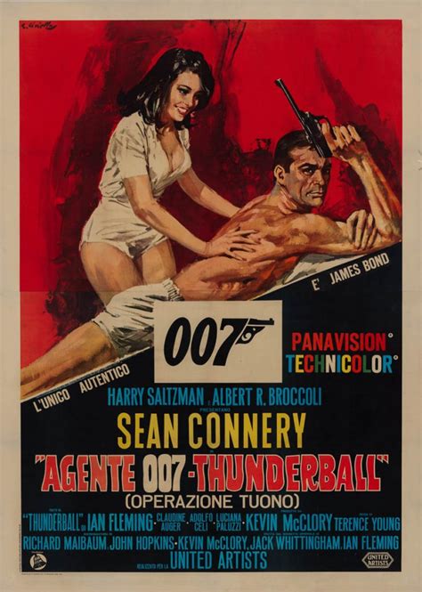 Marquee Poster | Thunderball 1965 Italian 4-foglio