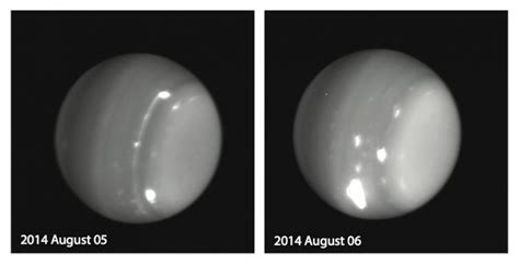 Giant methane storms on Uranus