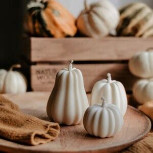 Pumpkin Candles / Pumpkin Decor / Halloween Decor / Thanksgiving Decor ...