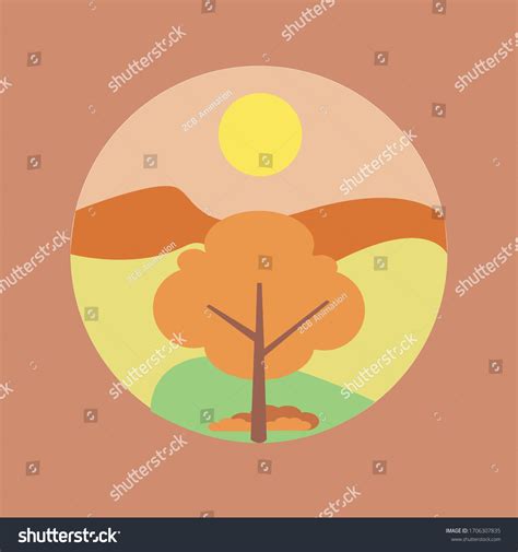 simple vector scenery stock vector royalty   shutterstock