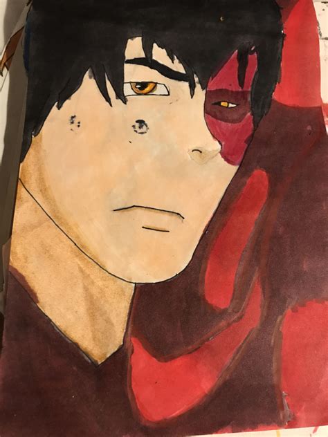 Zuko (the paper has stains) any feedback? : r/AvatarAirbender