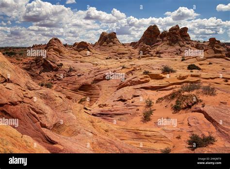 Rock Formations in Coyote Buttes, Utah Stock Photo - Alamy
