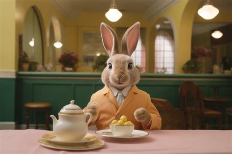 Free AI Image | Easter celebration with bunny