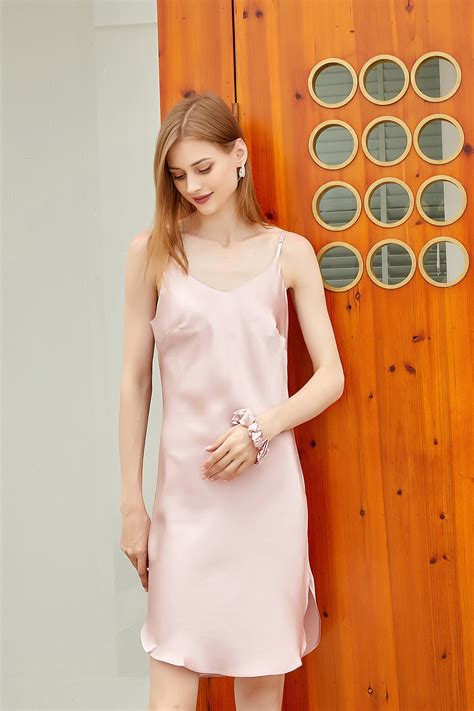 River Nymph Baby Pink Pure Silk Slip Dress Knee Length - Etsy