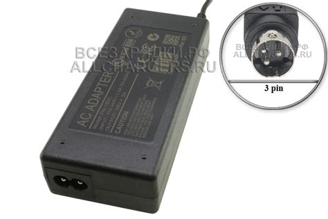 Адаптер питания сетевой 24.0V, 3.00A, 3pin (PS-180, M159B, PS-180FV ...