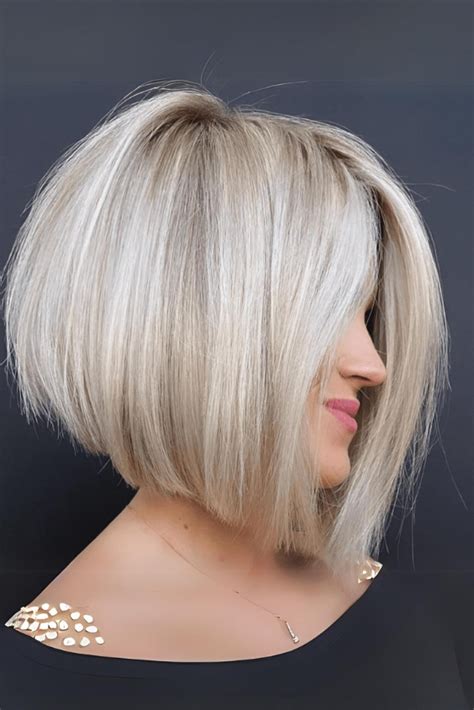 angled bob hairstyles   sleek transformation