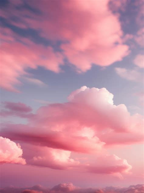 pink cloud filled sky   plane flying   distance photo