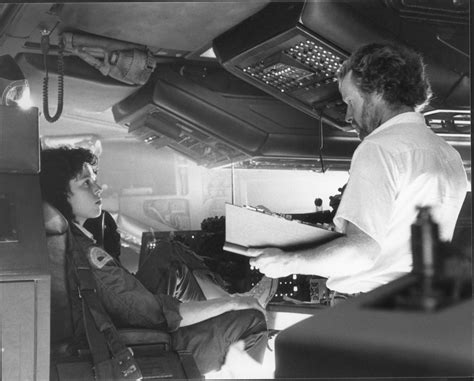Behind the scenes photos of Sigourney Weaver in ALIEN (1979). : r
