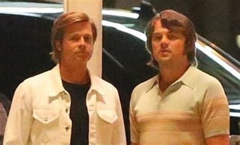 Brad Pitt & Leonardo DiCaprio Are Back on Set Together | Brad Pitt ...