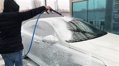 Мойка грязной машины Kia Optima GT - пена, воск, осмос. Car wash thick ...