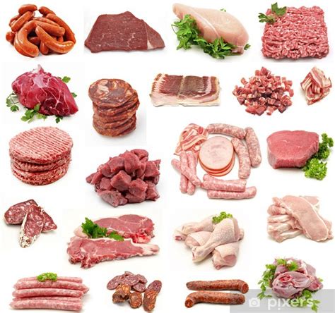 Poster Collage de Carnes - PIXERS.SE