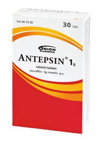 Antepsin 1 g tabletit - Apteekkituotteet.fi verkkoapteekki