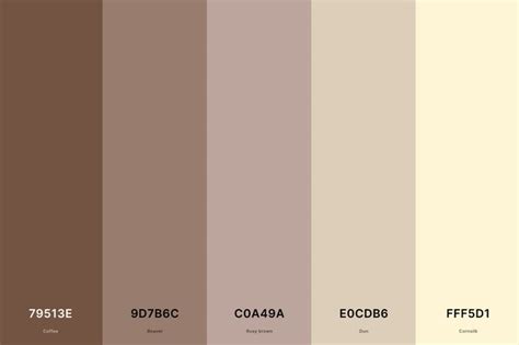 25+ Best Cream Color Palettes with Names and Hex Codes di 2024