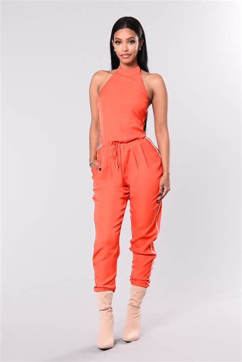 Hot Tottie Jumpsuit - Red