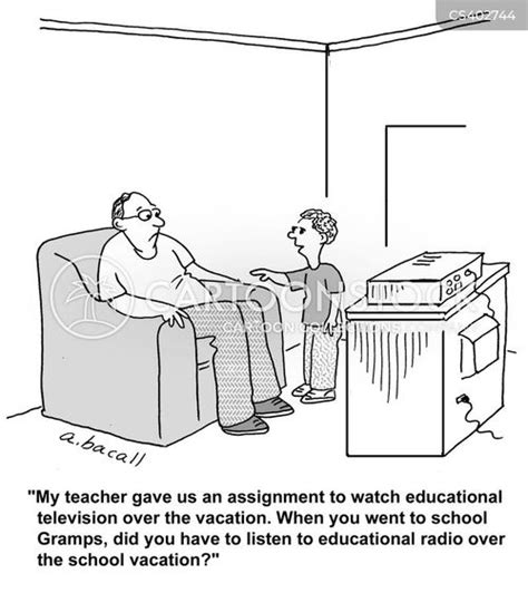 Educational Tv Cartoons and Comics - funny pictures from CartoonStock