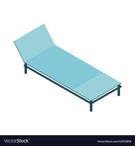 Medical bed hospital Royalty Free Vector Image