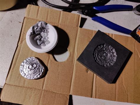 First attempt at smelting and casting some aluminum : r/makerculture