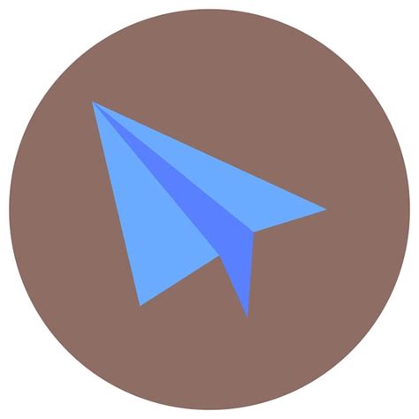 premium vector paper plane flat illustration