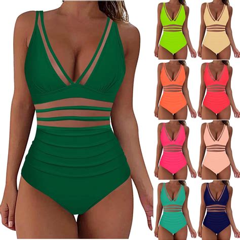 yoeyez Tankini Swimsuits for Women One Piece Tummy Control Swim Suits