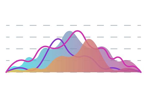 Color Area Chart Infographic Element. Da Graphic by microvectorone ...