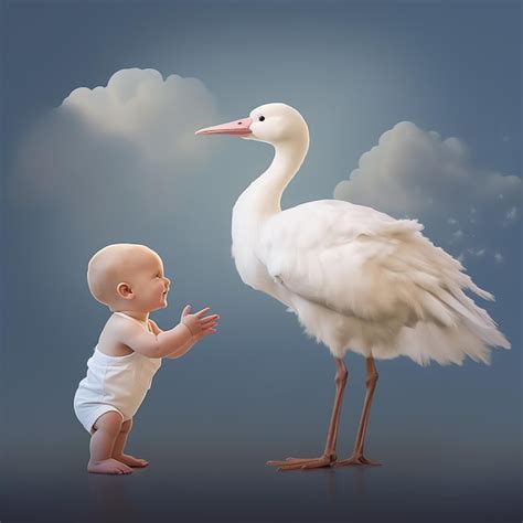 Аист Baby Изображения – скачать бесплатно на Freepik