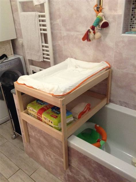 Over bath changing table for small spaces - IKEA Hackers | Table for ...