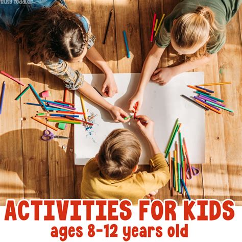 25 activities for kids ages 8-12 years old (made by teachers!)