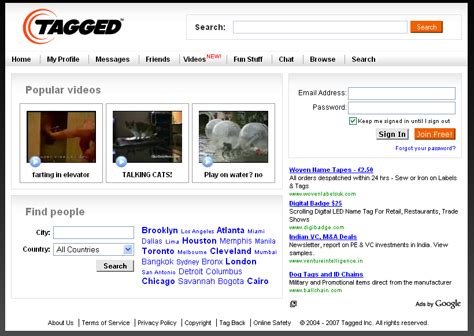 Social Networking: TAGGED