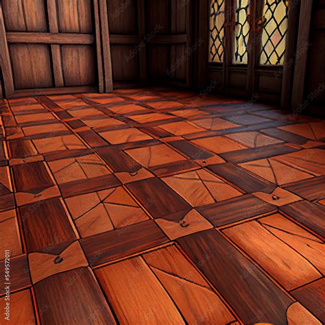 Wooden Floor Texture - Tiled 3D texture wood floors Stock Illustration ...