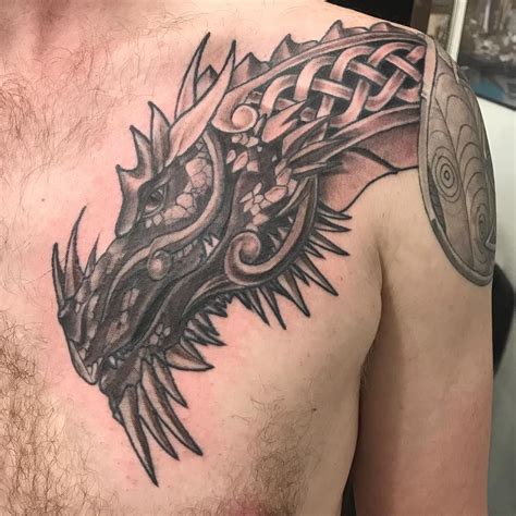 viking celtic dragon tattoo tattoo style trends