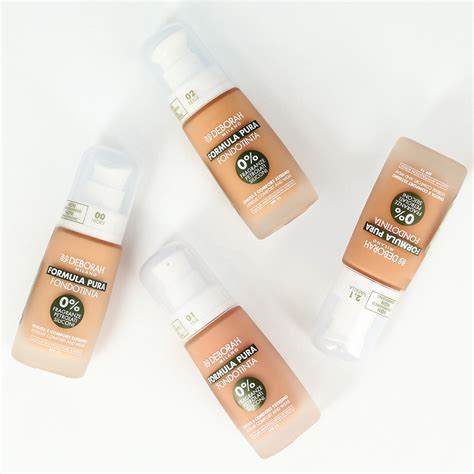 Основа тональная для лица `DEBORAH` `FORMULA PURA` FOUNDATION тон 00 ...