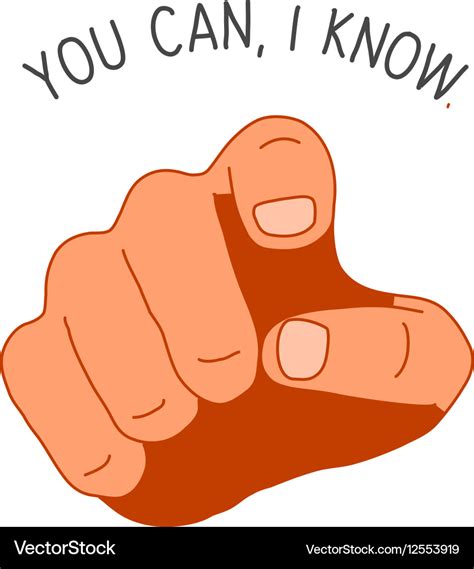 gesture pointing finger royalty  vector image