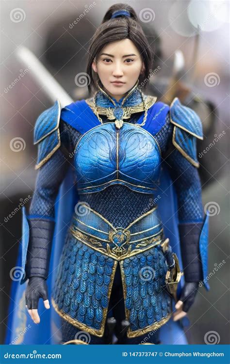 Bangkok, Thailand - May 6, 2017 : Character of Commander Lin Mae Model ...