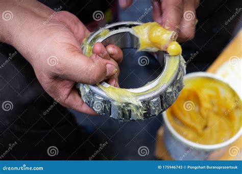 Lubricating Grease for Automotive and Industrial Stock Image - Image of ...