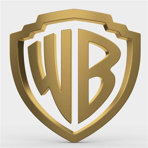 Warner Brazzers Logo - 3D Print Model by 3d_logoman