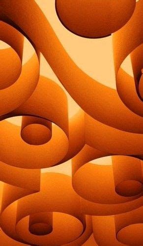abstract orange background  spirals  circles abstract orange