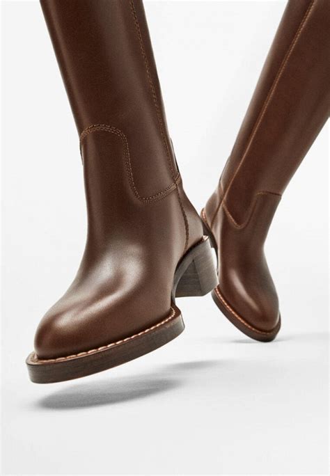 Сапоги Massimo Dutti, цвет: коричневый, IX001XW01BQV — купить в ...