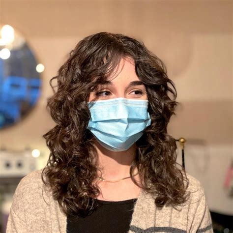 how to cut bangs curly hair