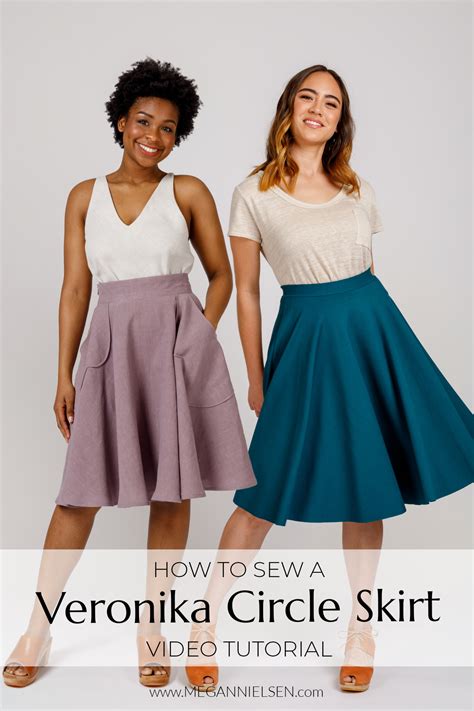 how to make a circle skirt 3