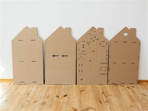 Furnished Dollhouse. Cardboard Dollhouse and Dollhouse - Etsy