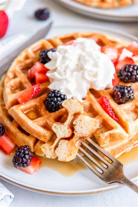 Belgian Waffles Recipe - The Cookie Rookie®