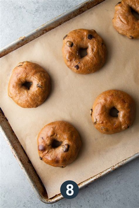 Cinnamon Raisin Bagels - The Little Epicurean