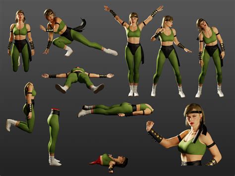 Sonya HD Sprites 02 by ZabZarock on DeviantArt