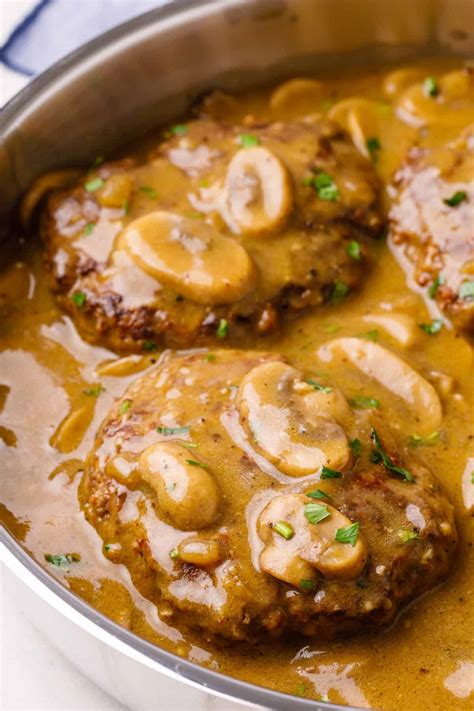 Salisbury Steak Recipe With Beef Gravy | Deporecipe.co
